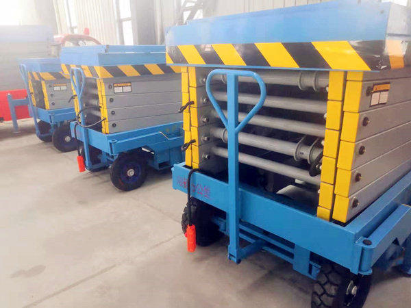 盛金機(jī)械闡述四柱式升降機(jī)在操作上的注意事項(圖2) \